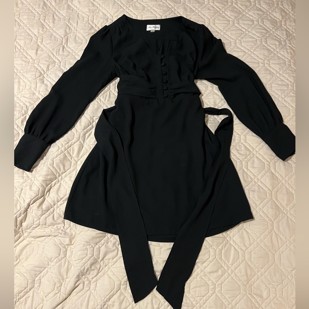 ALICE by Temperley Black Long Sleeve Dress